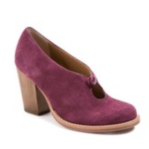 Latigo Shoes - Anthropologie Latigo Flame Purple Grape Leather Suede Pumps 7M